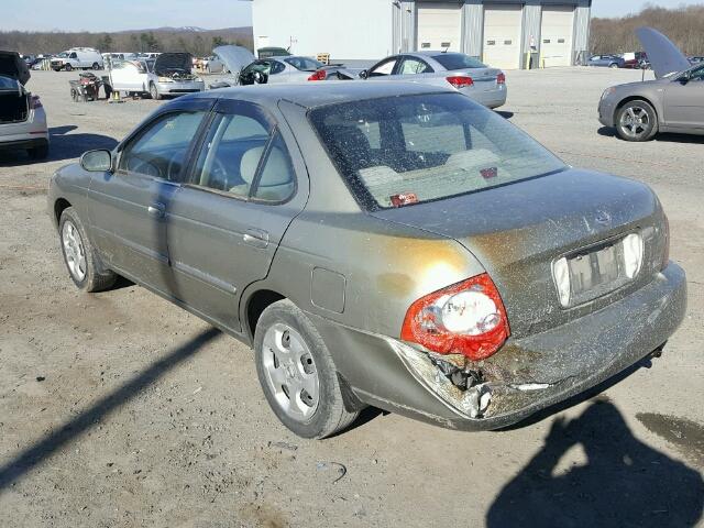 3N1CB51D34L878815 - 2004 NISSAN SENTRA 1.8 TAN photo 3