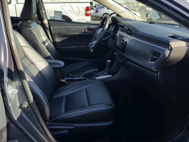 5YFBPRHE1EP015239 - 2014 TOYOTA COROLLA EC 灰色 照片 5