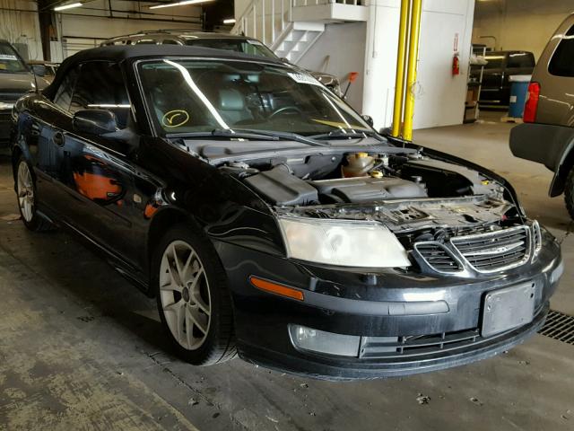 YS3FH76Y346008453 - 2004 SAAB 9-3 AERO BLACK photo 1