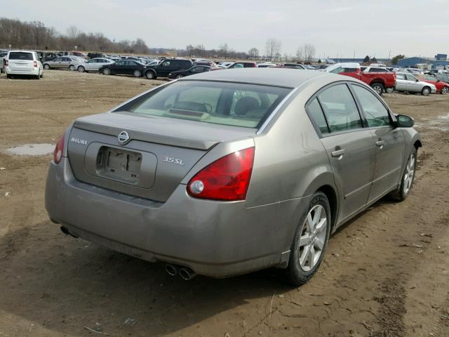 1N4BA41E34C894240 - 2004 NISSAN MAXIMA SE BROWN photo 4