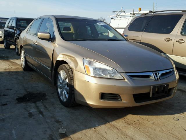 1HGCM66576A036828 - 2006 HONDA ACCORD EX TAN photo 1