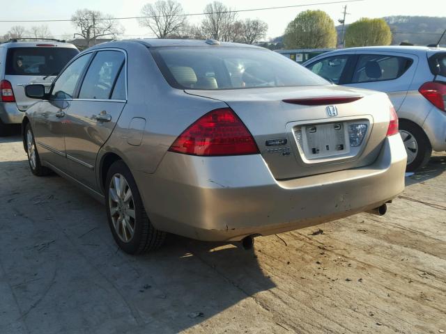 1HGCM66576A036828 - 2006 HONDA ACCORD EX TAN photo 3