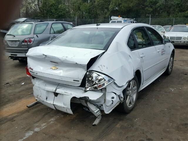 2G1WB5E36F1155064 - 2015 CHEVROLET IMPALA LIM WHITE photo 4