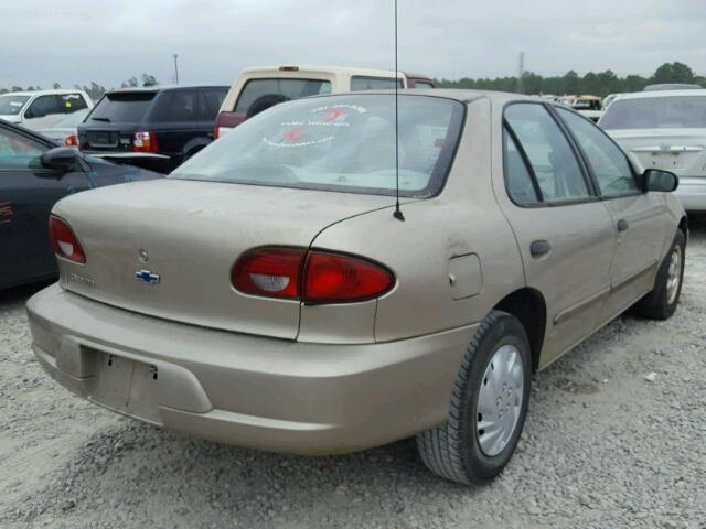 1G1JC524X27101865 - 2002 CHEVROLET CAVALIER B BROWN photo 4