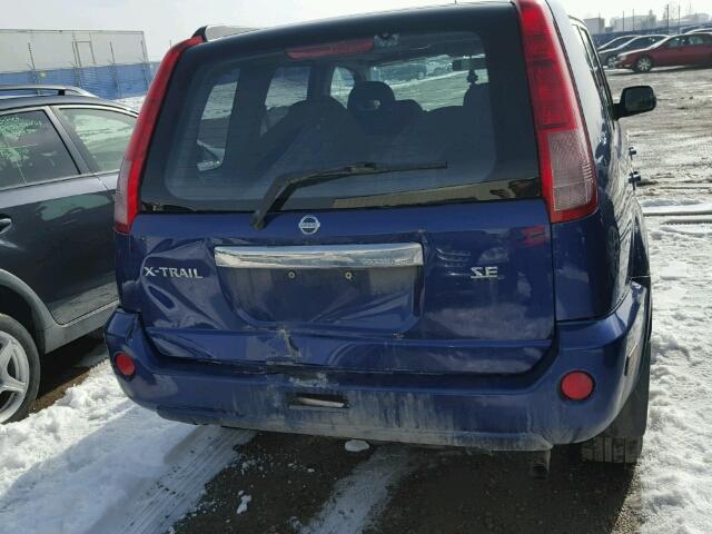 JN8BT08V96W206735 - 2006 NISSAN X-TRAIL XE BLUE photo 9