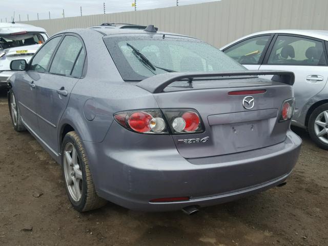 1YVHP84C165M26657 - 2006 MAZDA 6 I GRAY photo 3