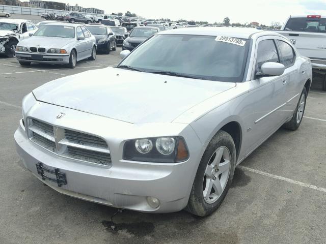 2B3CA3CV6AH244060 - 2010 DODGE CHARGER SX SILVER photo 2