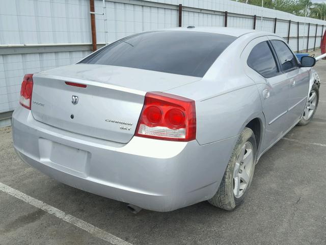 2B3CA3CV6AH244060 - 2010 DODGE CHARGER SX SILVER photo 4