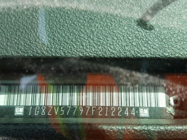 1G8ZV57797F212244 - 2007 SATURN AURA XR GRAY photo 10