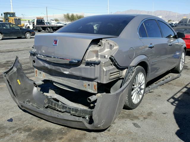 1G8ZV57797F212244 - 2007 SATURN AURA XR GRAY photo 4