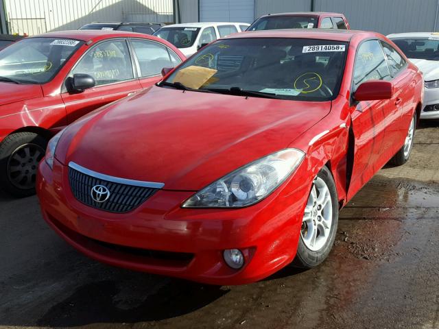 4T1CE38P66U710213 - 2006 TOYOTA CAMRY SOLA RED photo 2