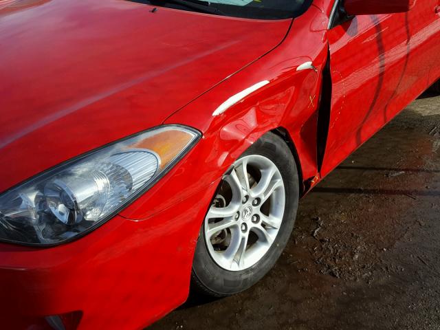 4T1CE38P66U710213 - 2006 TOYOTA CAMRY SOLA RED photo 9