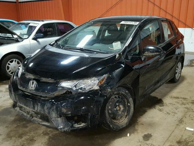 3HGGK5G55FM111819 - 2015 HONDA FIT LX BLACK photo 2