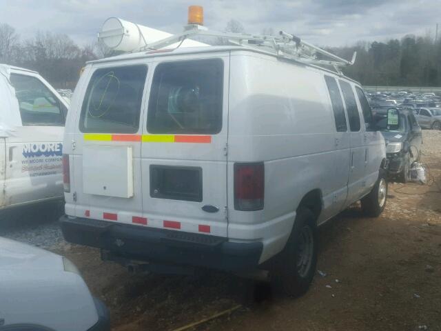 1FTSE34L58DA26923 - 2008 FORD ECONOLINE WHITE photo 4