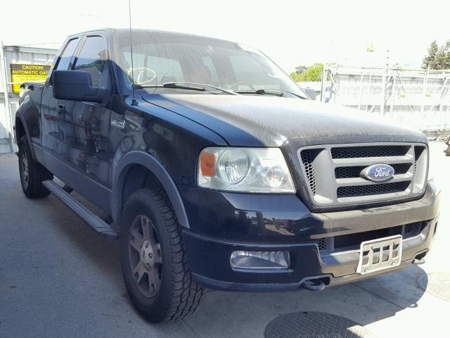 1FTPX04564KD00121 - 2004 FORD F150 BLACK photo 1