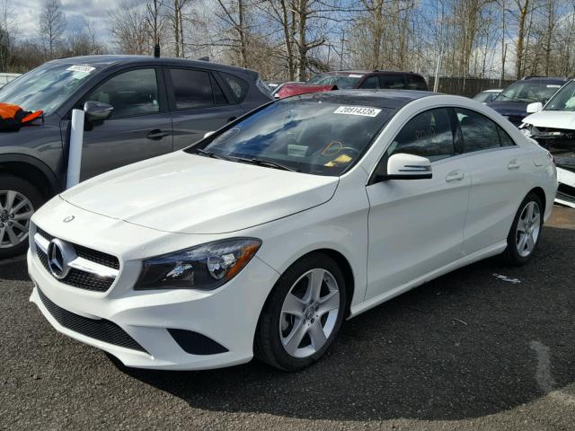 WDDSJ4EB5GN353103 - 2016 MERCEDES-BENZ CLA 250 WHITE photo 2