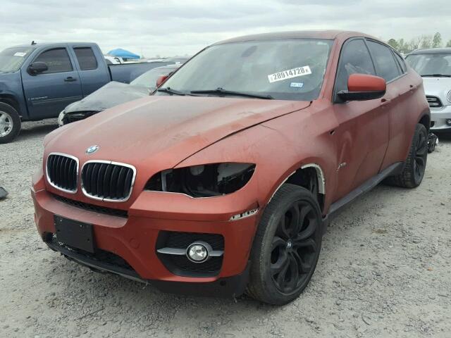 5UXFG2C58CLX09883 - 2012 BMW X6 XDRIVE3 ORANGE photo 2