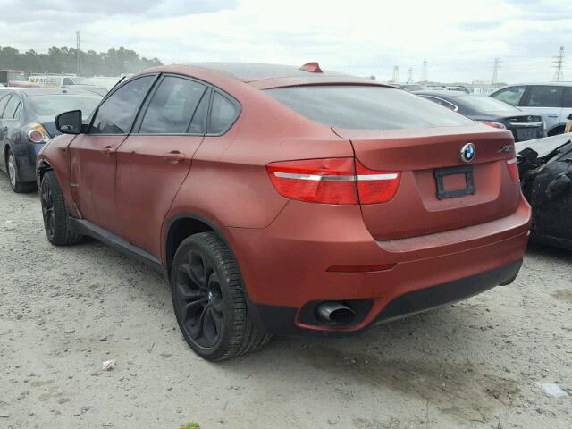 5UXFG2C58CLX09883 - 2012 BMW X6 XDRIVE3 ORANGE photo 3