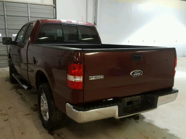 1FTPX14596NA07868 - 2006 FORD F150 RED photo 3