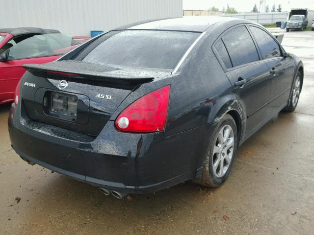 1N4BA41E37C862540 - 2007 NISSAN MAXIMA SE BLACK photo 4