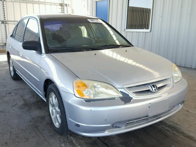 2HGES16582H535831 - 2002 HONDA CIVIC LX SILVER photo 1