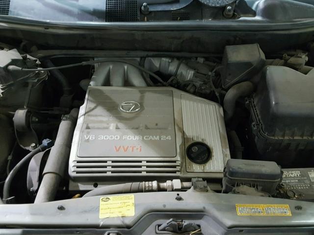 JT6HF10U8X0093359 - 1999 LEXUS RX 300 SILVER photo 7