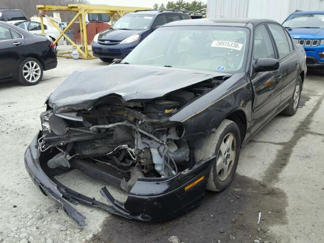 1G1NE52J03M509733 - 2003 CHEVROLET MALIBU LS შავი ფოტო 2