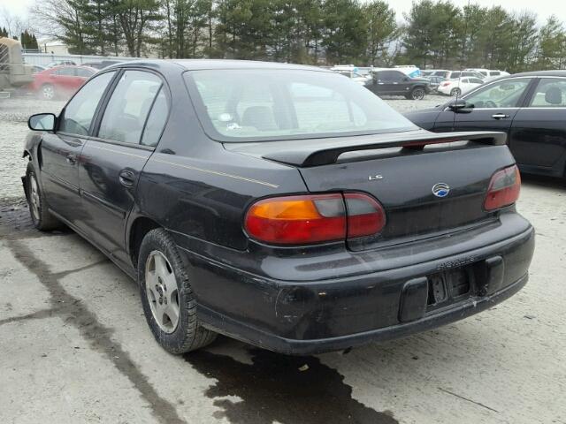 1G1NE52J03M509733 - 2003 CHEVROLET MALIBU LS შავი ფოტო 3