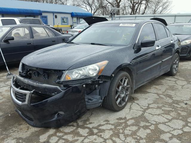 1HGCP36819A011024 - 2009 HONDA ACCORD EXL BLACK photo 2