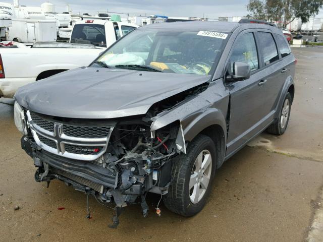 3C4PDCBG0CT391351 - 2012 DODGE JOURNEY SX CHARCOAL photo 2