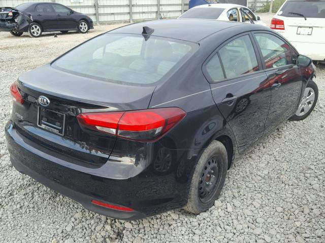 3KPFK4A72HE047069 - 2017 KIA FORTE LX BLACK photo 4