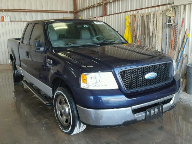 1FTRX12W06NA29004 - 2006 FORD F150 BLUE photo 1