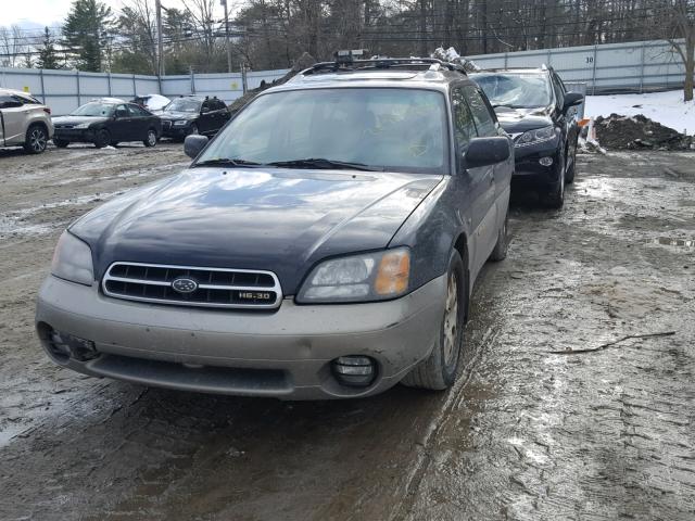 4S3BH896017662869 - 2001 SUBARU LEGACY OUT BLACK photo 2