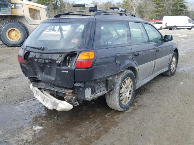 4S3BH896017662869 - 2001 SUBARU LEGACY OUT BLACK photo 4