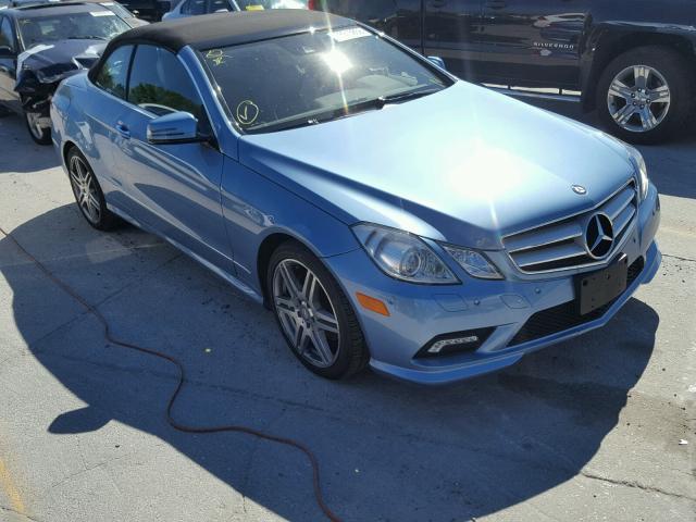 WDDKK5GF6BF085166 - 2011 MERCEDES-BENZ E 350 BLUE photo 1