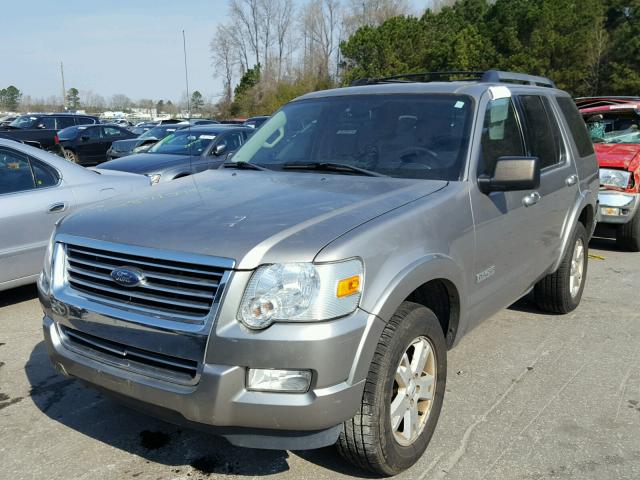 1FMEU63E78UA71670 - 2008 FORD EXPLORER X GRAY photo 2