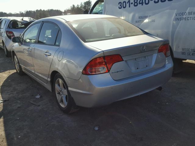 1HGFA16948L057770 - 2008 HONDA CIVIC EXL SILVER photo 3
