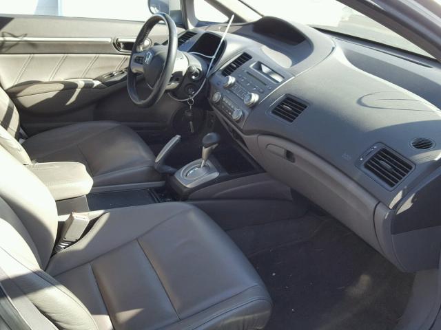 1HGFA16948L057770 - 2008 HONDA CIVIC EXL SILVER photo 5