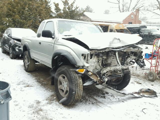 5TEWN72N22Z140695 - 2002 TOYOTA TACOMA XTR GRAY photo 1