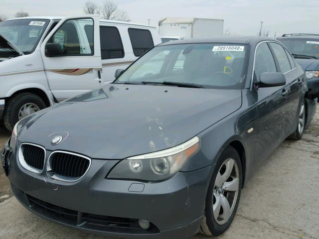 WBANA73515B814203 - 2005 BMW 530 I GRAY photo 2