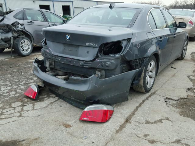 WBANA73515B814203 - 2005 BMW 530 I GRAY photo 4