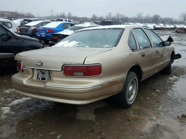 1G1BL52W3SR157480 - 1995 CHEVROLET CAPRICE CL ბეჟი ფოტო 4