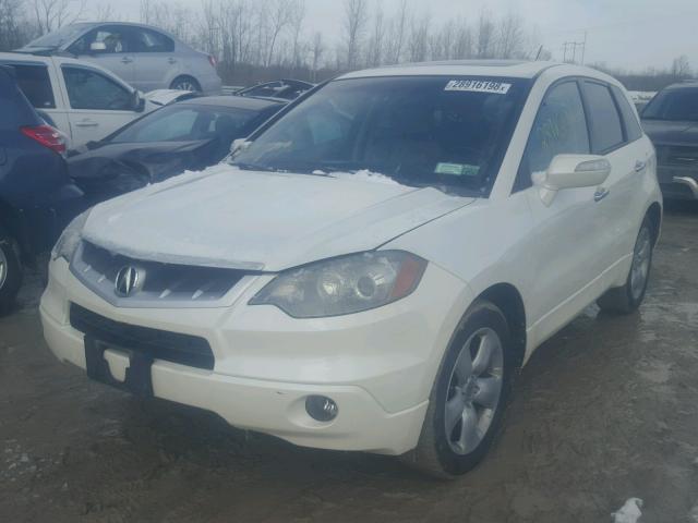 5J8TB18268A012812 - 2008 ACURA RDX WHITE photo 2