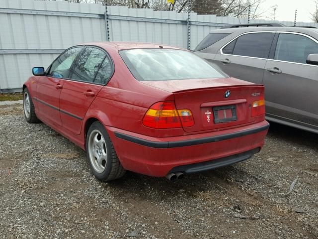 WBAEV53404KM34865 - 2004 BMW 330 I RED photo 3