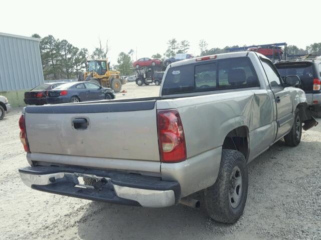 1GCEC14X73Z296757 - 2003 CHEVROLET SILVERADO TAN photo 4