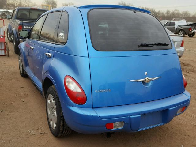 3A8FY48BX8T122985 - 2008 CHRYSLER PT CRUISER BLUE photo 3