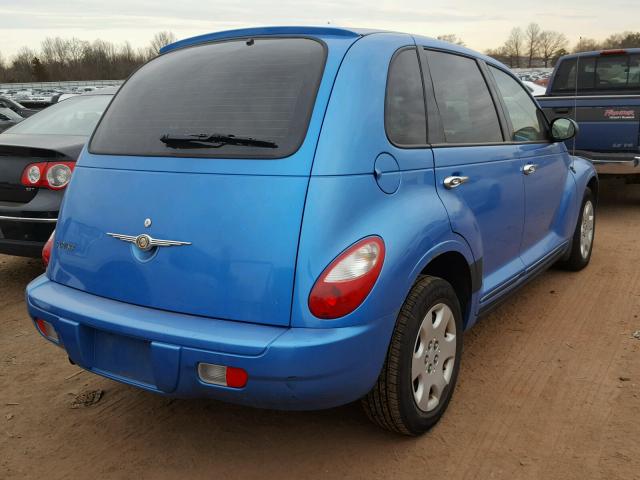 3A8FY48BX8T122985 - 2008 CHRYSLER PT CRUISER BLUE photo 4