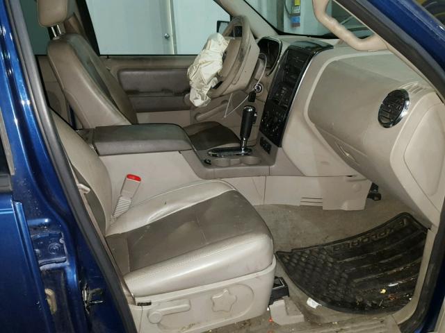 1FMEU73827UB37024 - 2007 FORD EXPLORER X BLUE photo 5