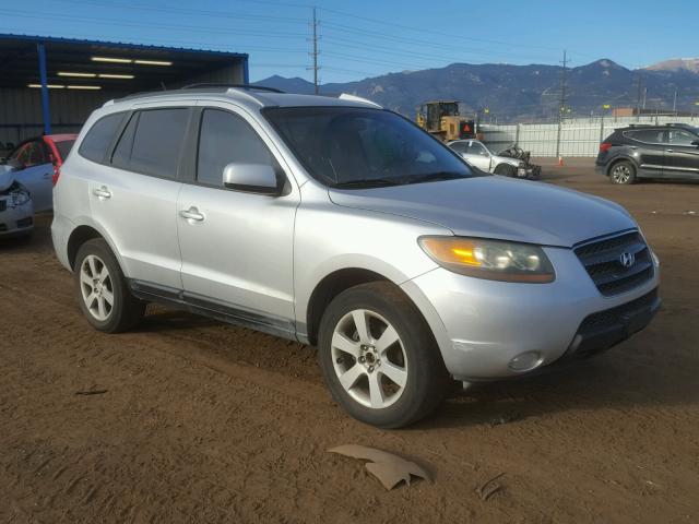 5NMSH13E67H038566 - 2007 HYUNDAI SANTA FE S GRAY photo 1