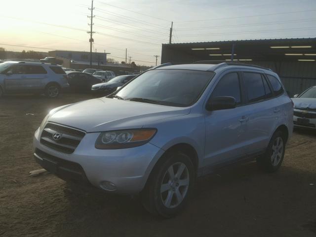 5NMSH13E67H038566 - 2007 HYUNDAI SANTA FE S GRAY photo 2